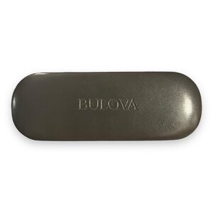 Bulova Hard Sided Black Eye Glass Case